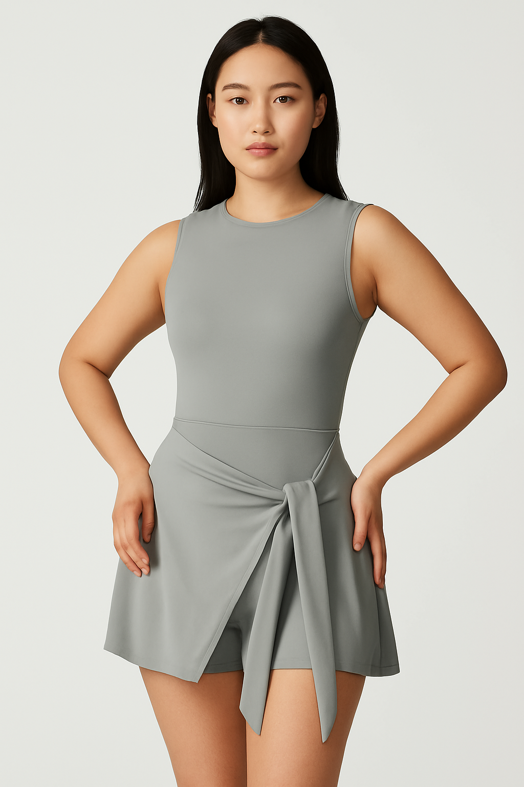 High Neck Tennis Dress
